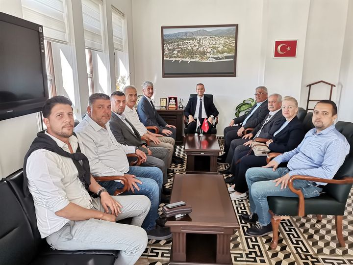 Köyceğiz Belediye Başkanı Seçilen Ali Erdoğan, Kaymakamımız Mustafa Maslak'ı Ziyaret Etti.