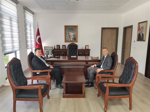 Dalaman Kaymakamı Mesut Yakuta Kaymakamımız Mustafa Maslak'ı Ziyaret Etti
